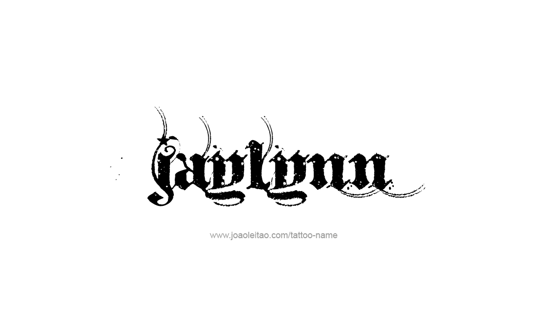 Tattoo Design Name Jaylynn   