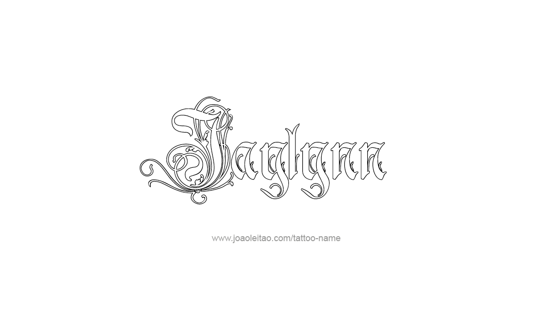 Tattoo Design Name Jaylynn   