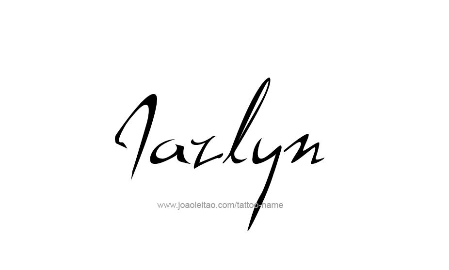 Tattoo Design Name Jazlyn   