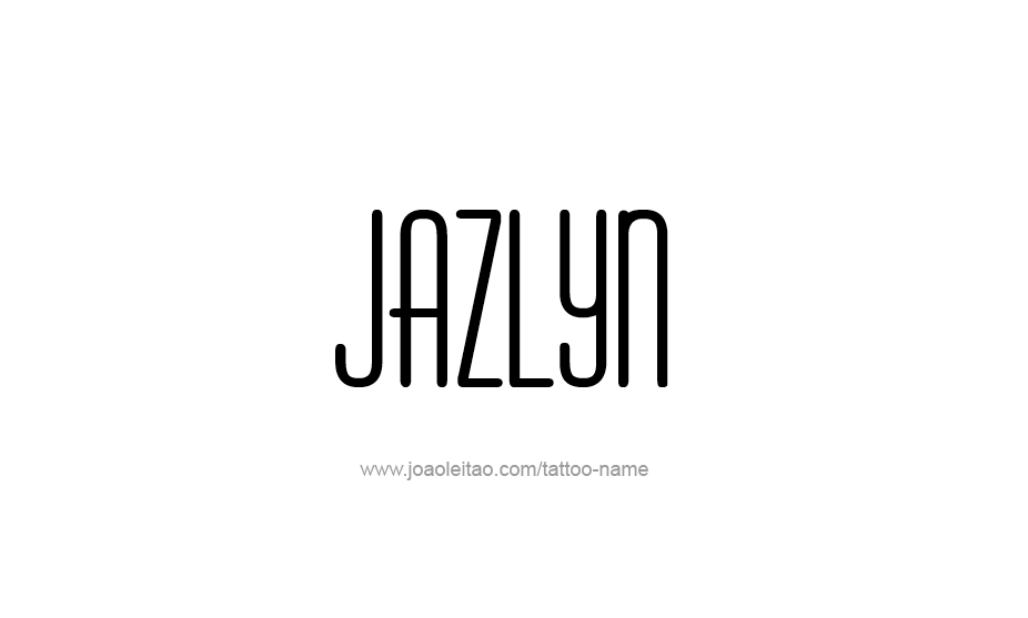 Tattoo Design Name Jazlyn   