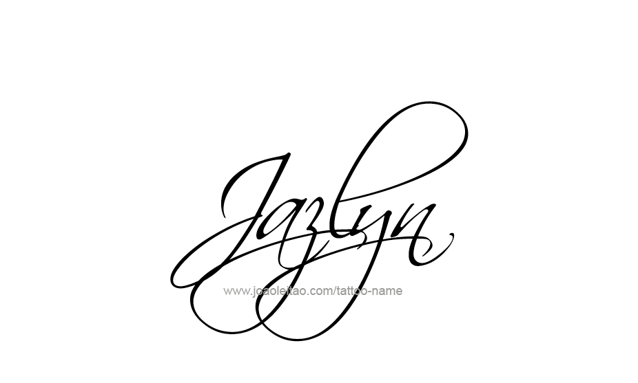 Tattoo Design Name Jazlyn   