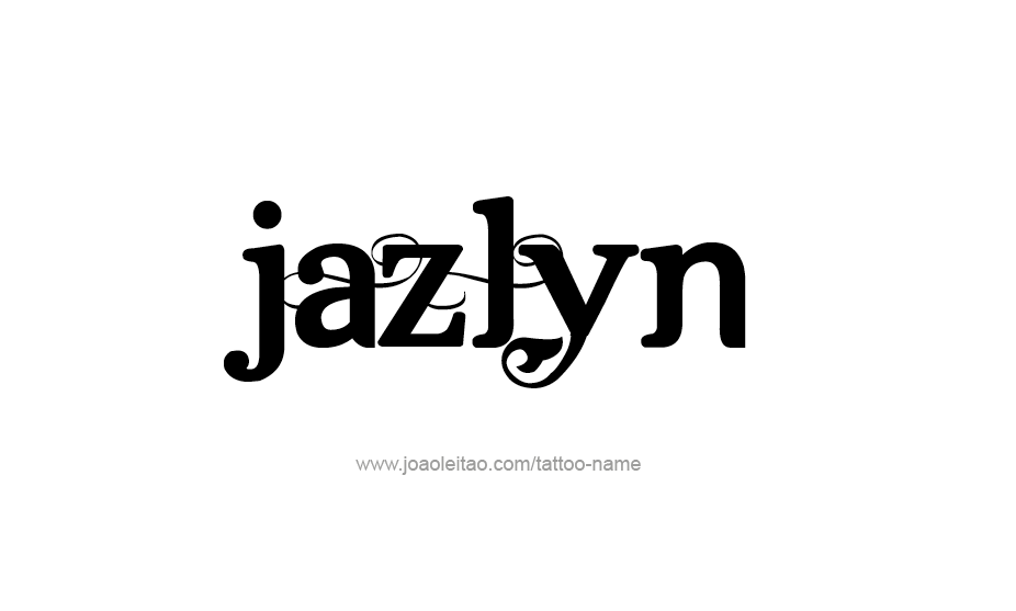 Tattoo Design Name Jazlyn   