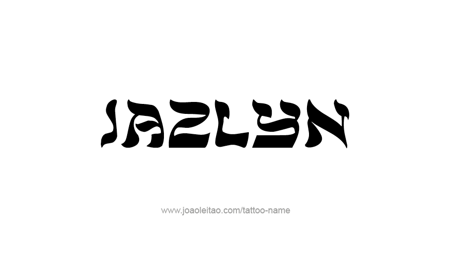 Tattoo Design Name Jazlyn   
