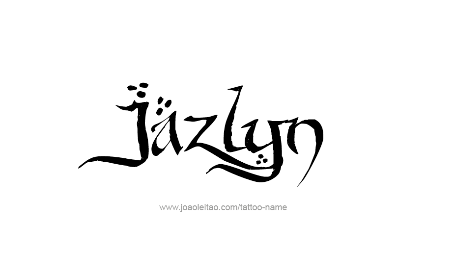 Tattoo Design Name Jazlyn   