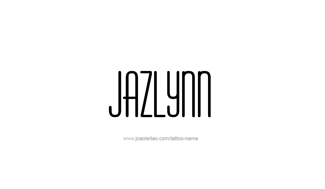 Tattoo Design Name Jazlynn   