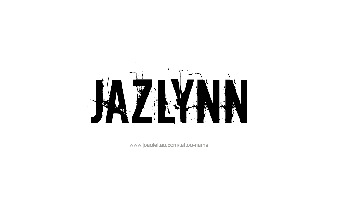 Tattoo Design Name Jazlynn   