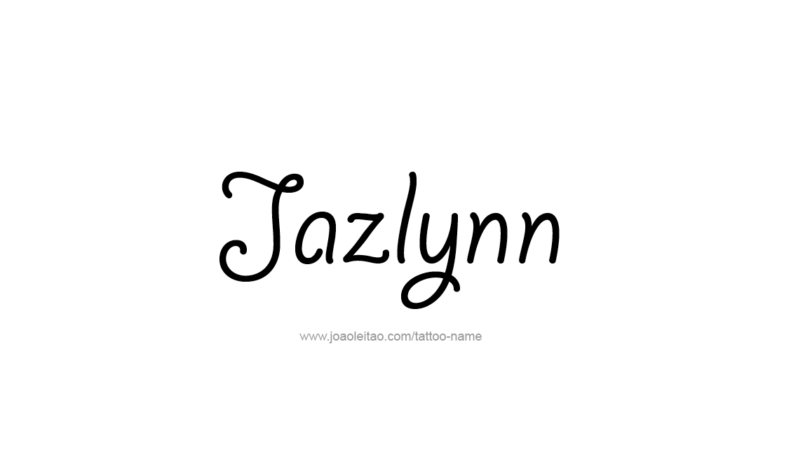 Tattoo Design Name Jazlynn   