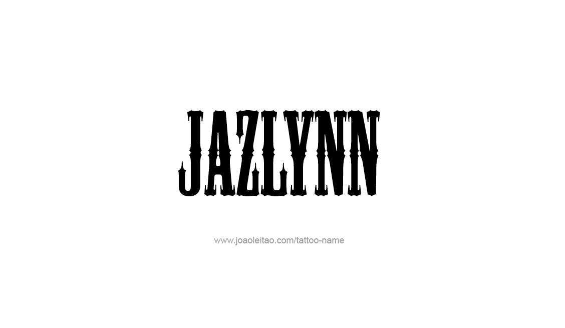 Tattoo Design Name Jazlynn   