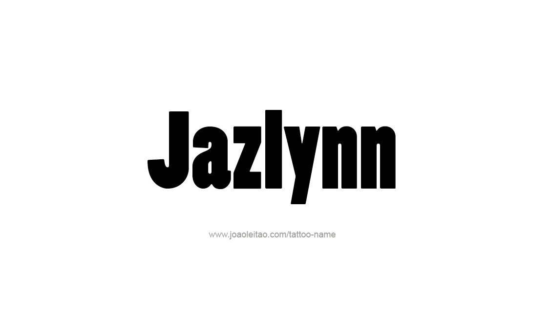 Tattoo Design Name Jazlynn   