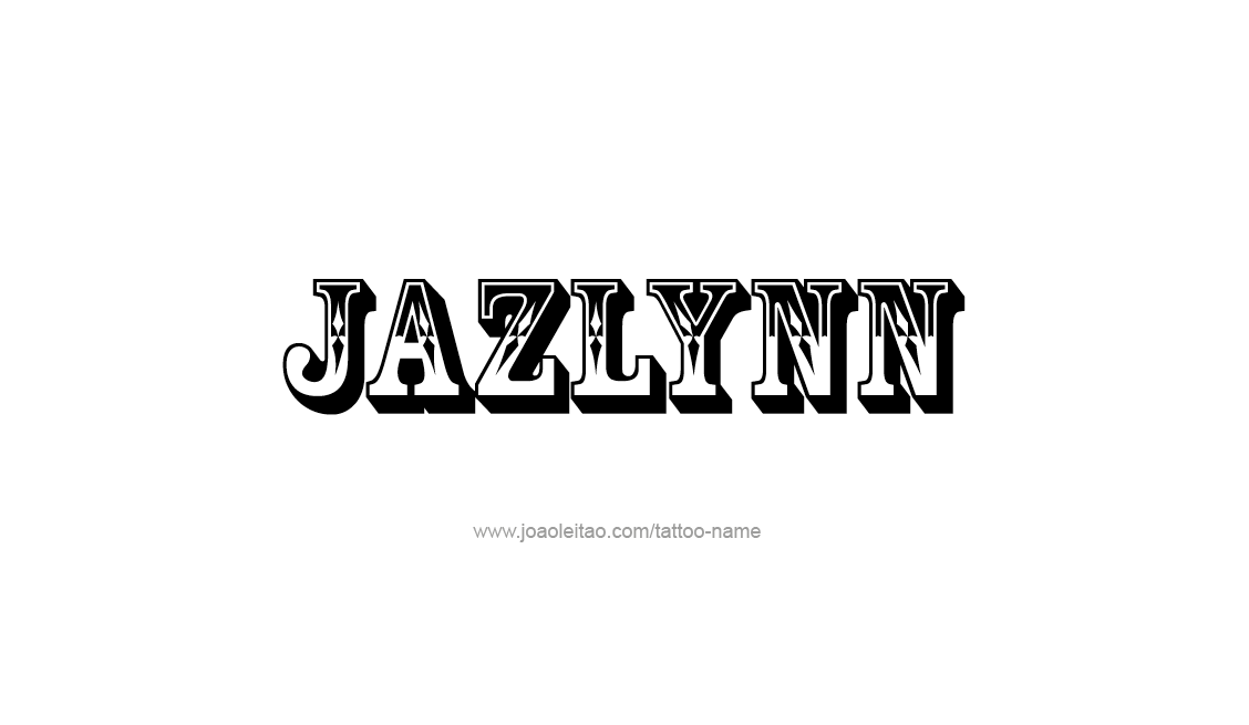 Tattoo Design Name Jazlynn   