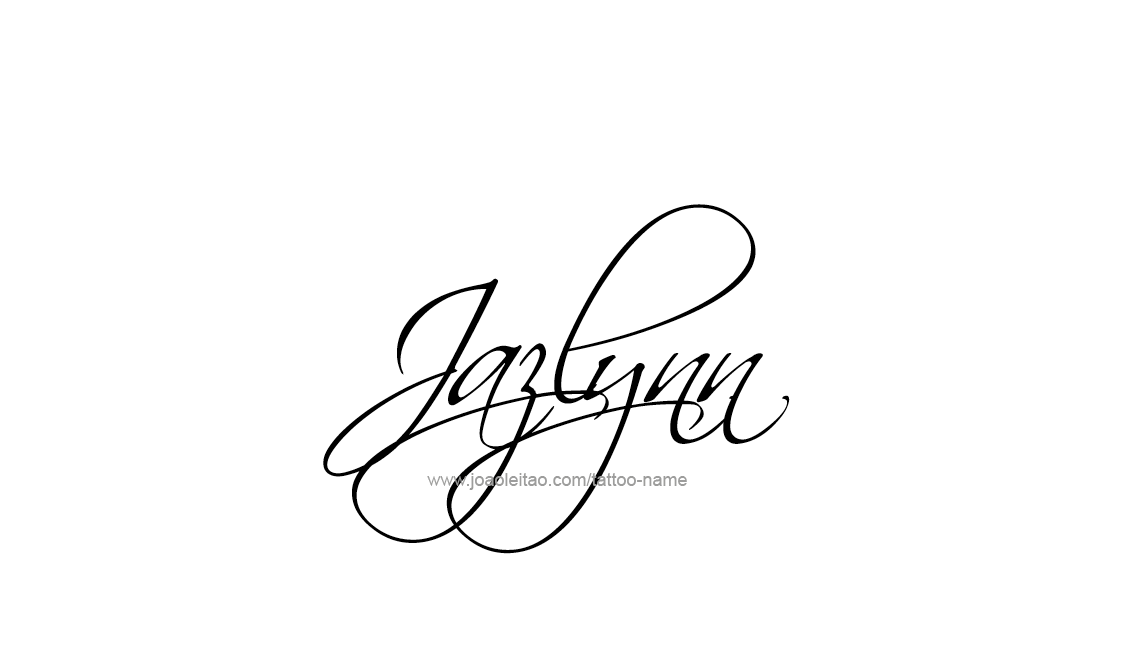 Tattoo Design Name Jazlynn   