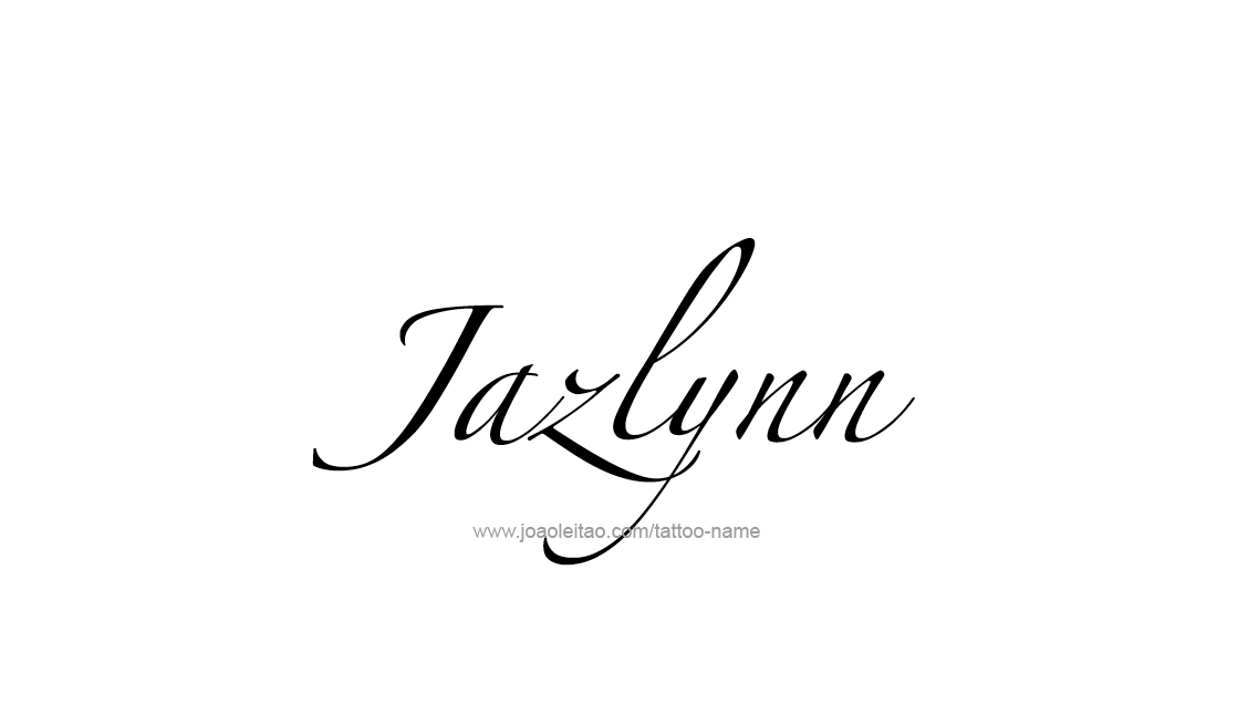 Tattoo Design Name Jazlynn   