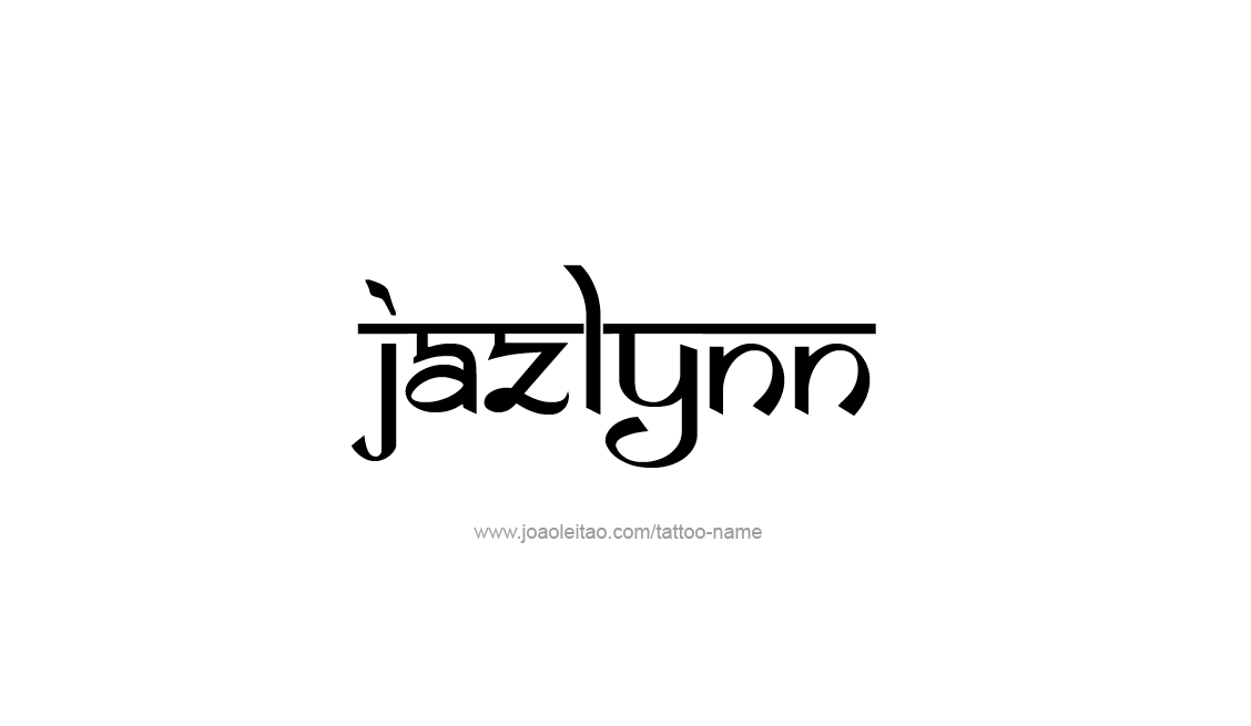 Tattoo Design Name Jazlynn   