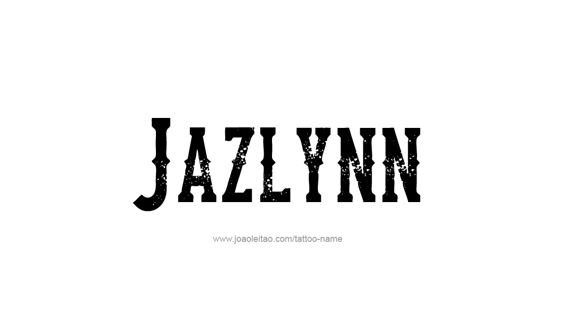 Tattoo Design Name Jazlynn   