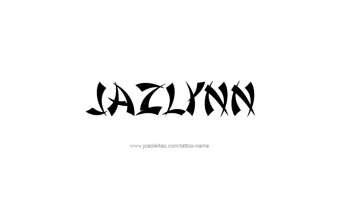 Tattoo Design Name Jazlynn   