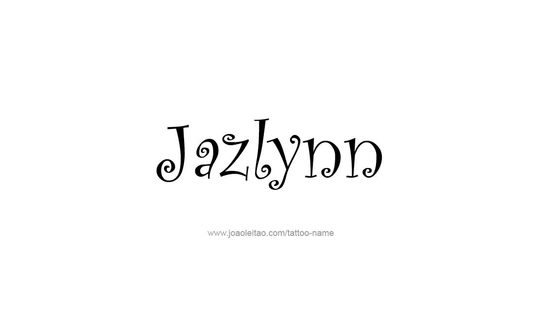 Tattoo Design Name Jazlynn   