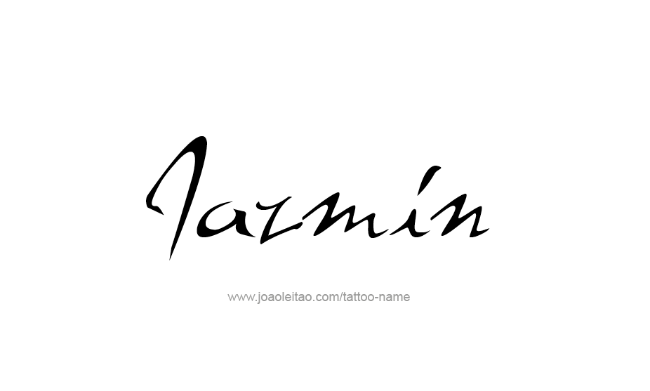 Tattoo Design Name Jazmin   