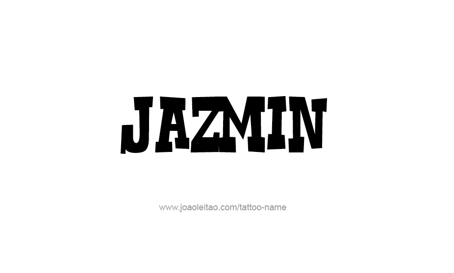 Tattoo Design Name Jazmin   