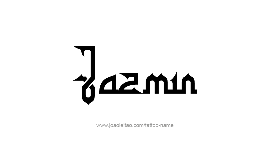 Tattoo Design Name Jazmin   