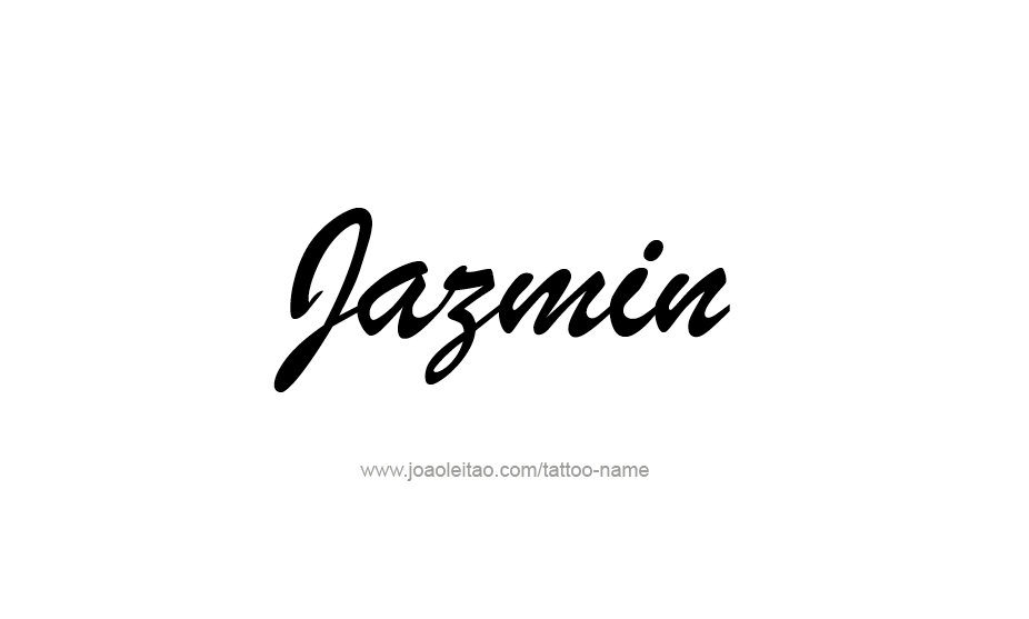 Tattoo Design Name Jazmin   