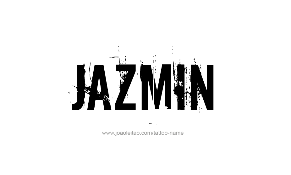 Tattoo Design Name Jazmin   