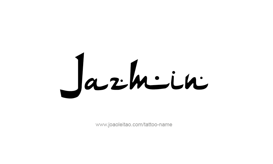 Tattoo Design Name Jazmin   