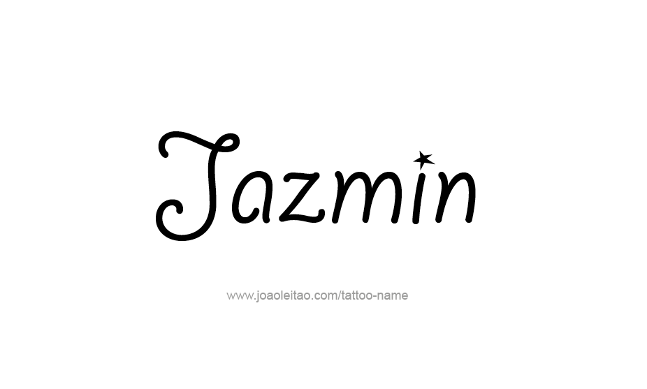 Tattoo Design Name Jazmin   