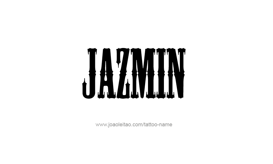 Tattoo Design Name Jazmin   