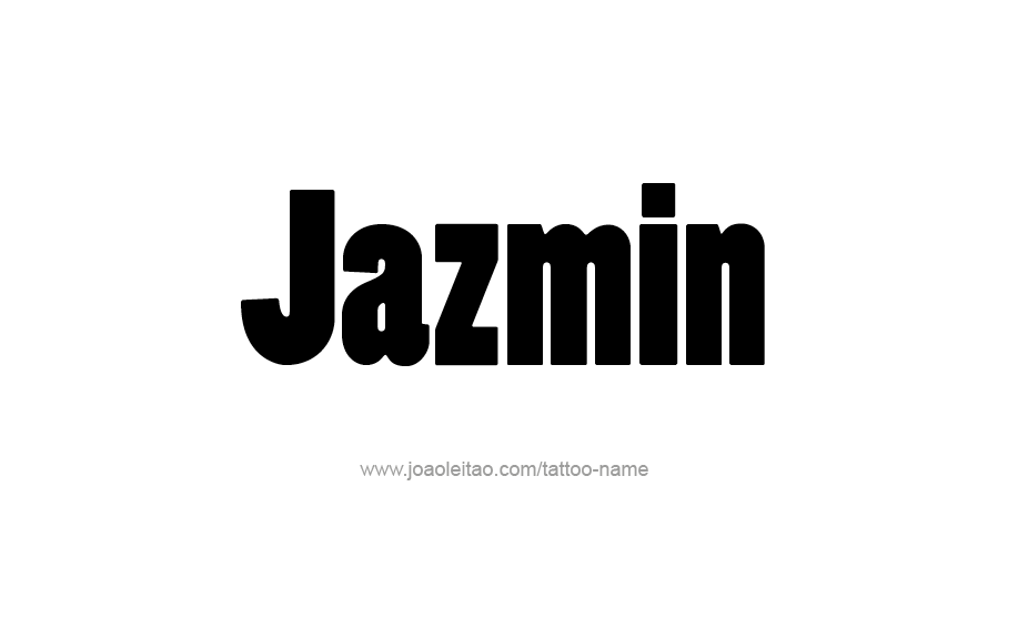 Tattoo Design Name Jazmin   