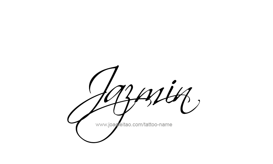 Tattoo Design Name Jazmin   