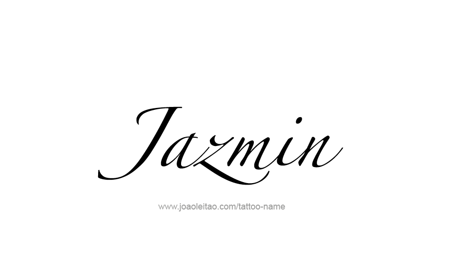 Tattoo Design Name Jazmin   