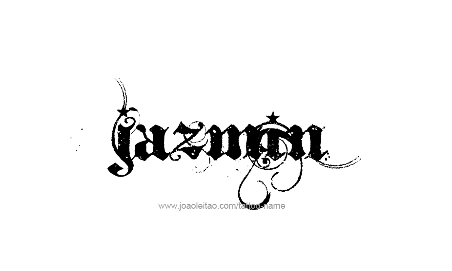 Tattoo Design Name Jazmin   