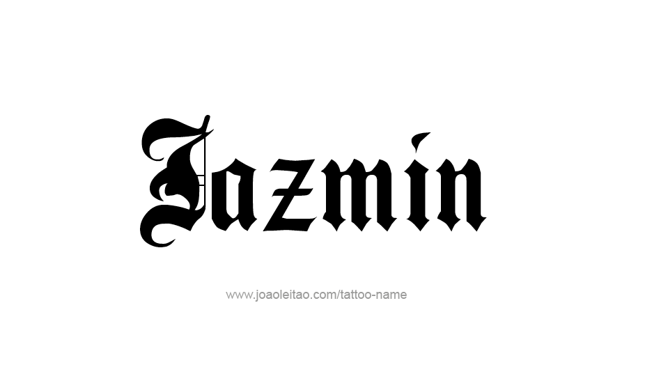 Tattoo Design Name Jazmin   