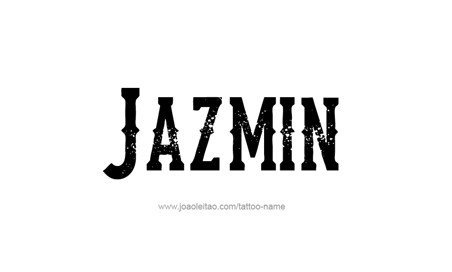 Tattoo Design Name Jazmin   