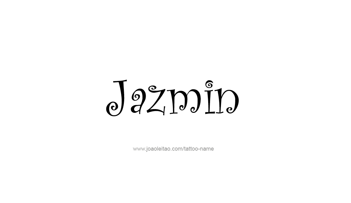 Tattoo Design Name Jazmin   