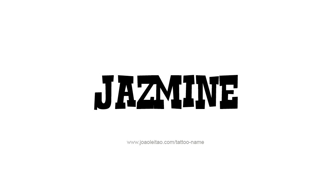 Tattoo Design Name Jazmine   