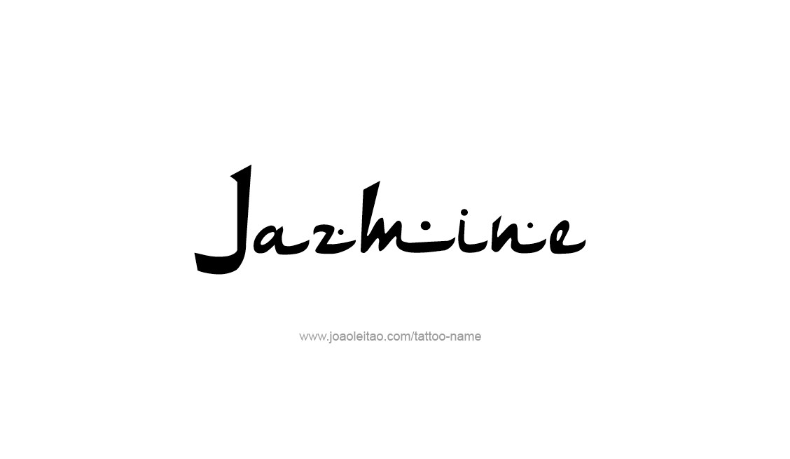 Tattoo Design Name Jazmine   