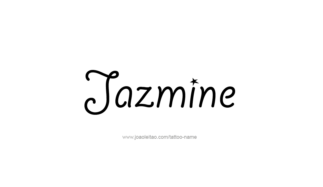 Tattoo Design Name Jazmine   