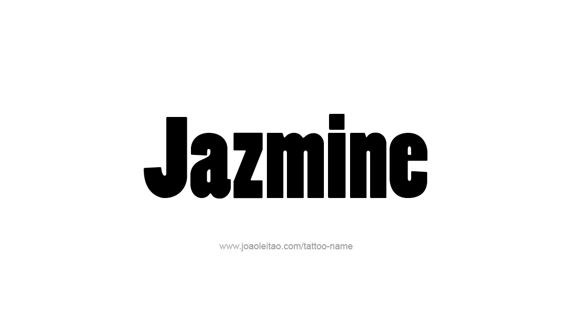 Tattoo Design Name Jazmine   