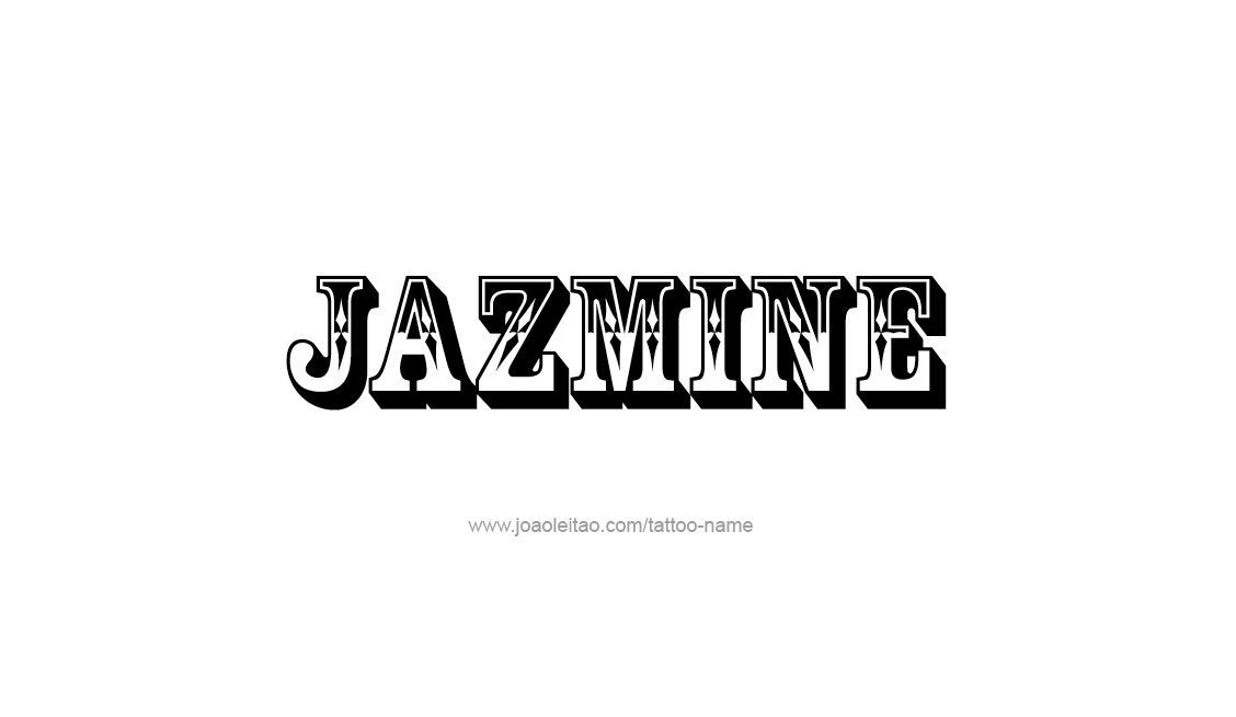 Tattoo Design Name Jazmine   