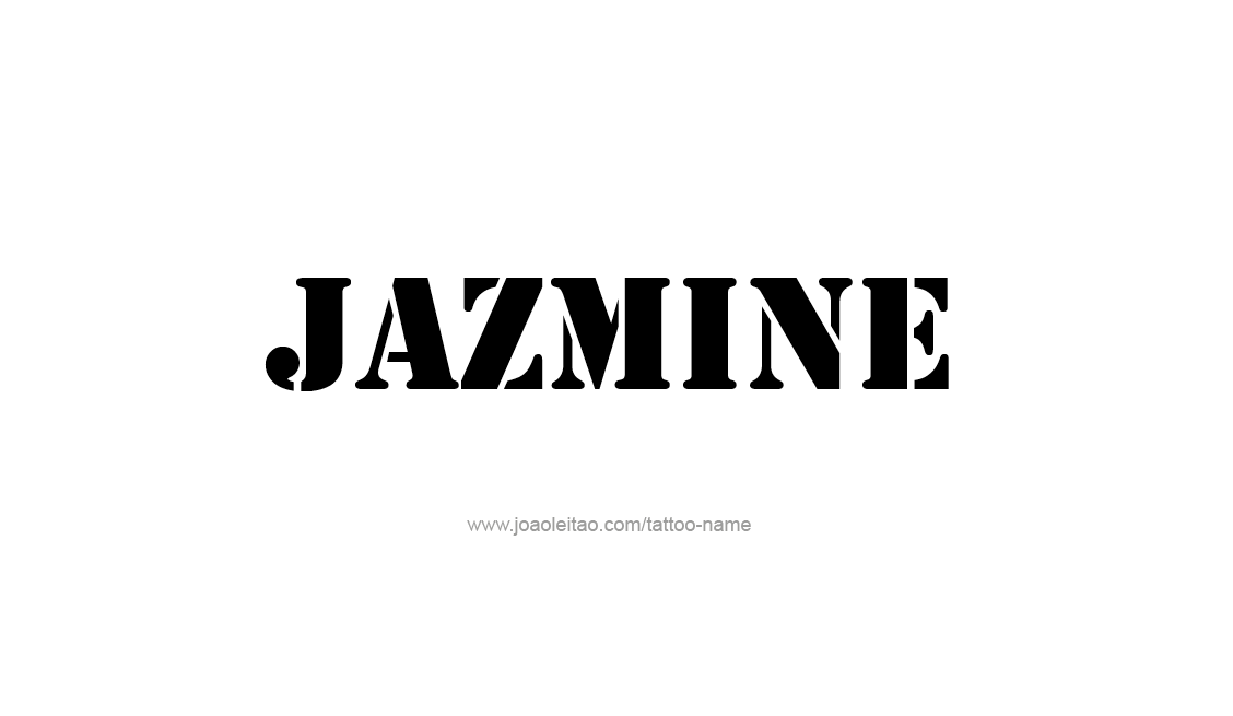 Tattoo Design Name Jazmine   