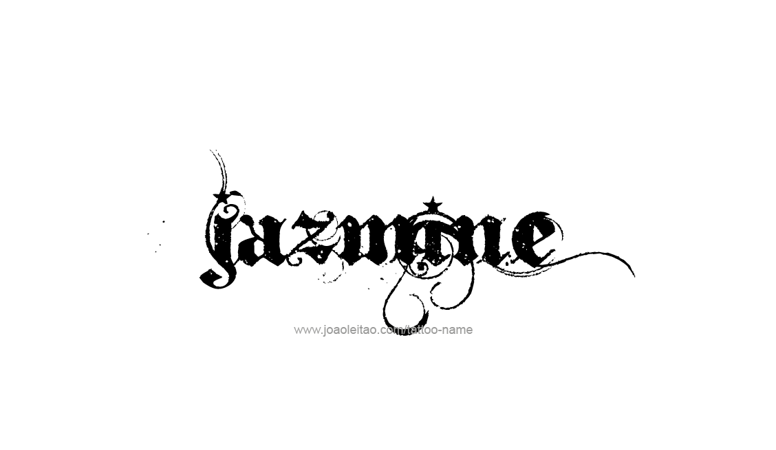 Tattoo Design Name Jazmine   