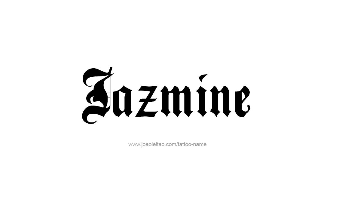 Tattoo Design Name Jazmine   