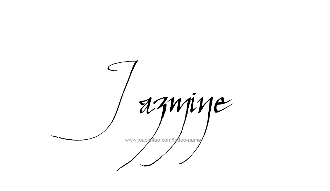 Tattoo Design Name Jazmine   