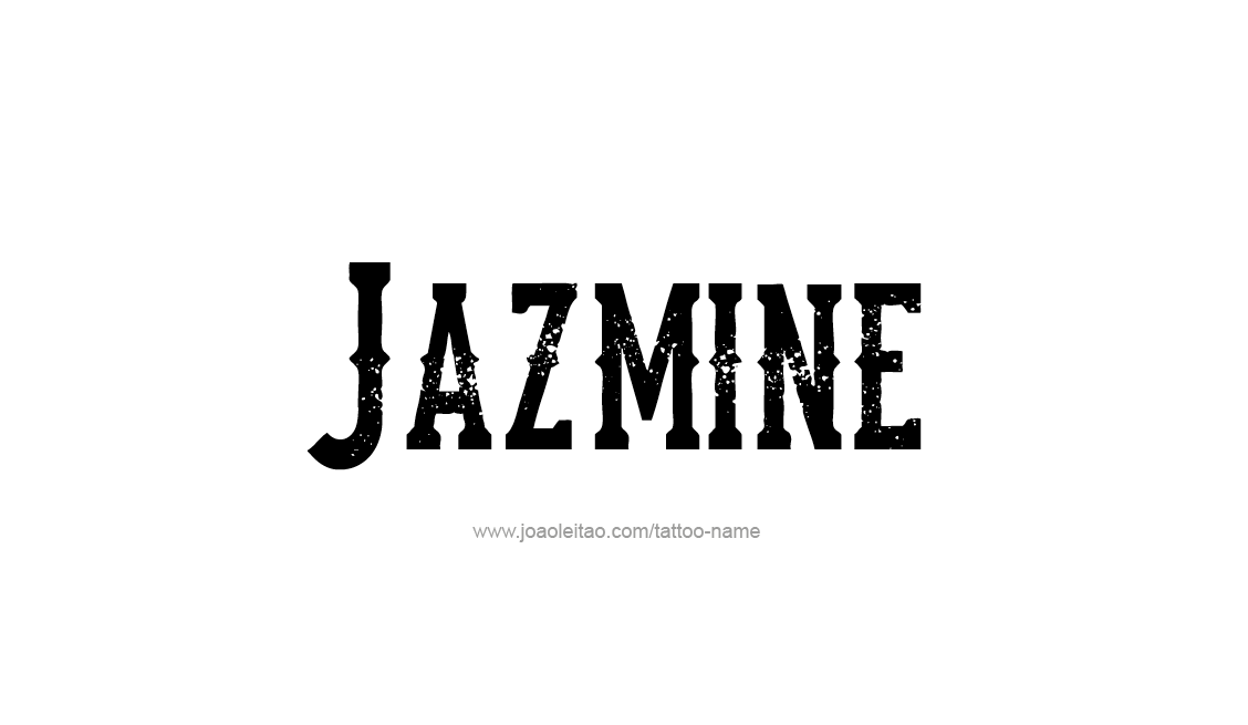 Tattoo Design Name Jazmine   