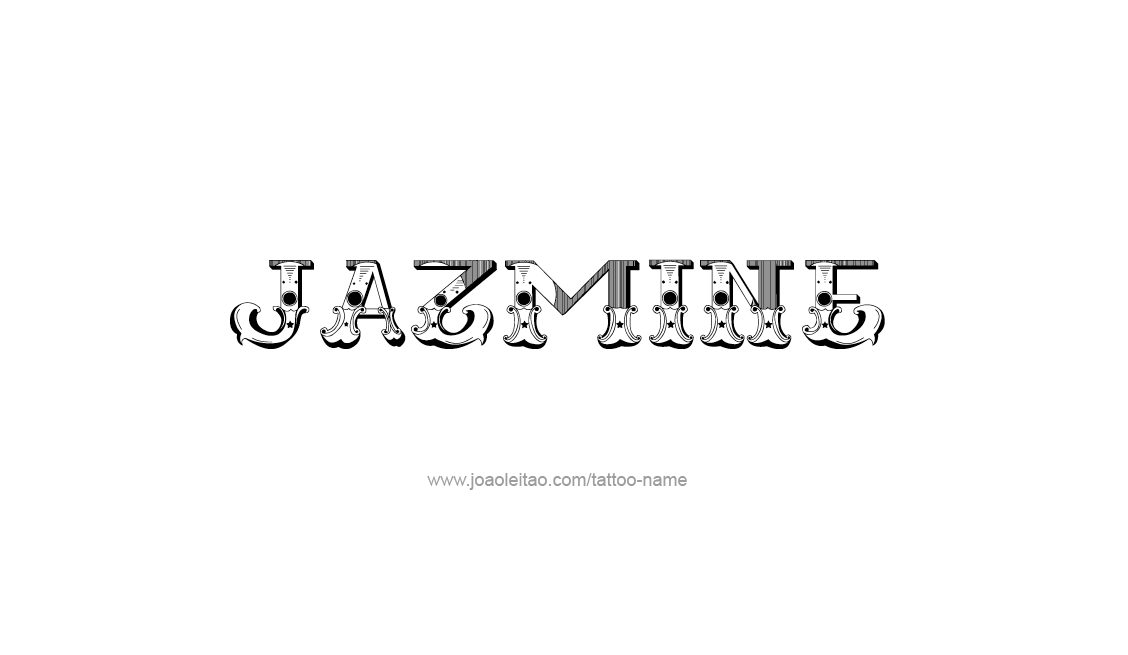 Tattoo Design Name Jazmine   