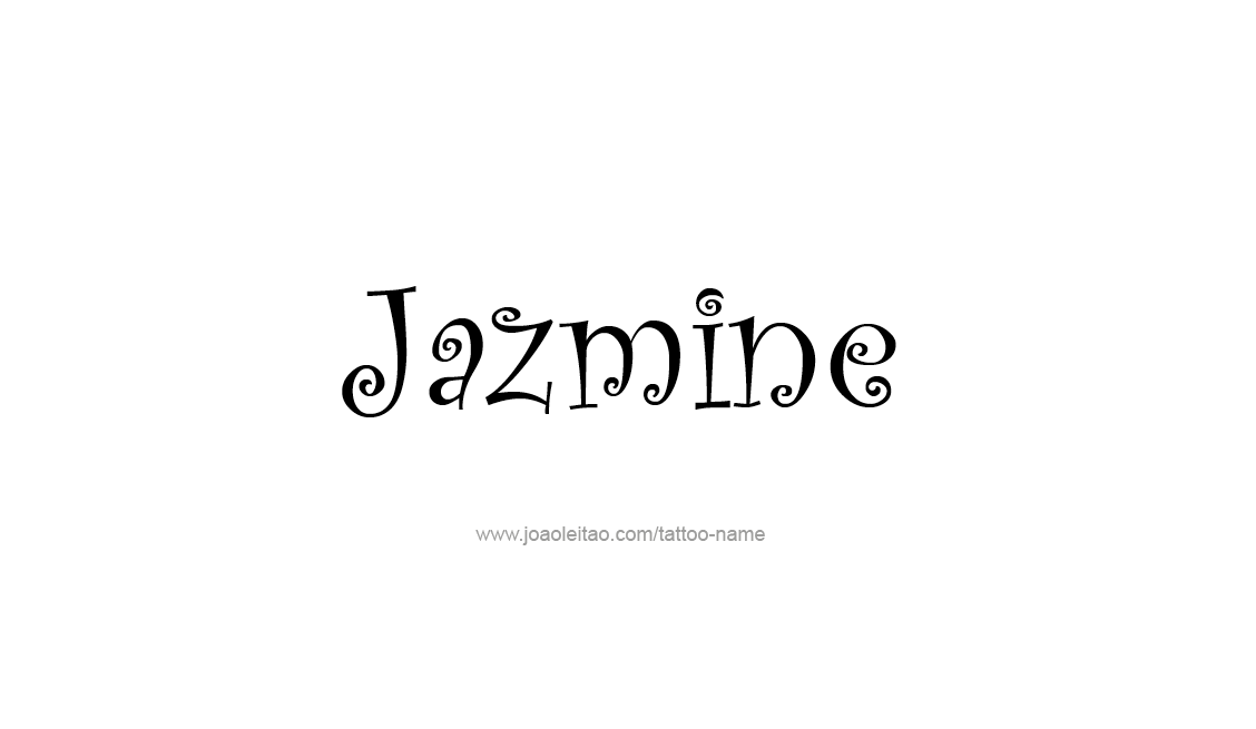 Tattoo Design Name Jazmine   