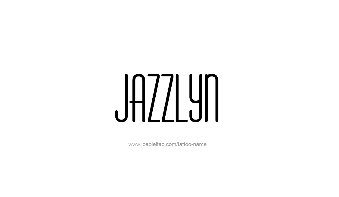 Tattoo Design Name Jazzlyn   