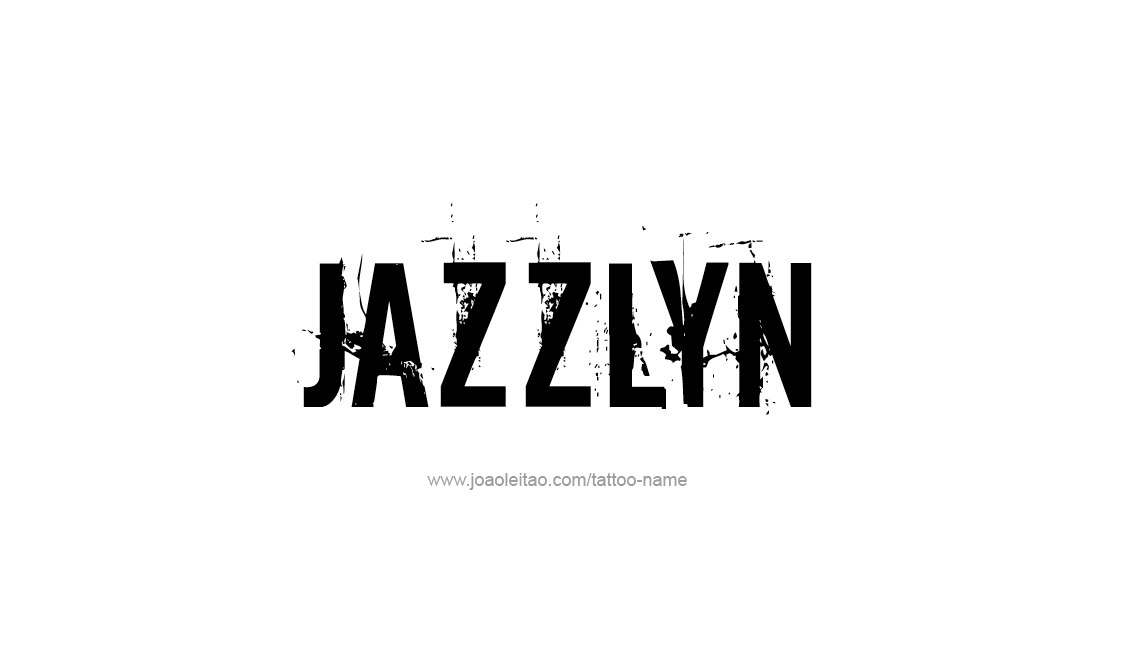 Tattoo Design Name Jazzlyn   