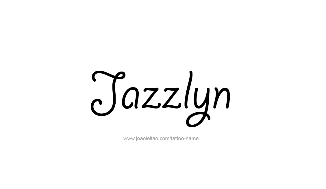 Tattoo Design Name Jazzlyn   